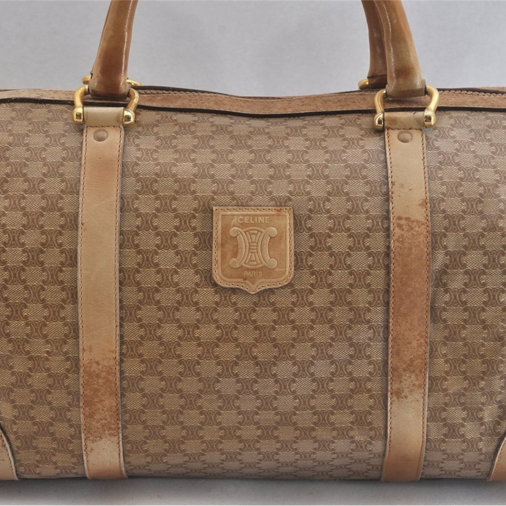 Celine Brown Duffel Bag with Classic Design